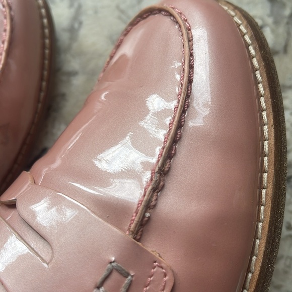 JOHNSTON & MURPHY Giada Blush Leather Mules 8 - Picture 11 of 13